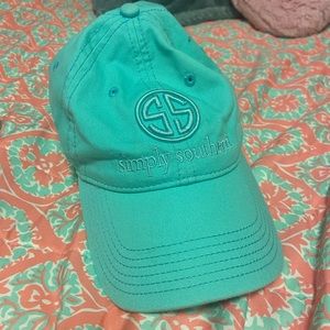 teal simply southern hat